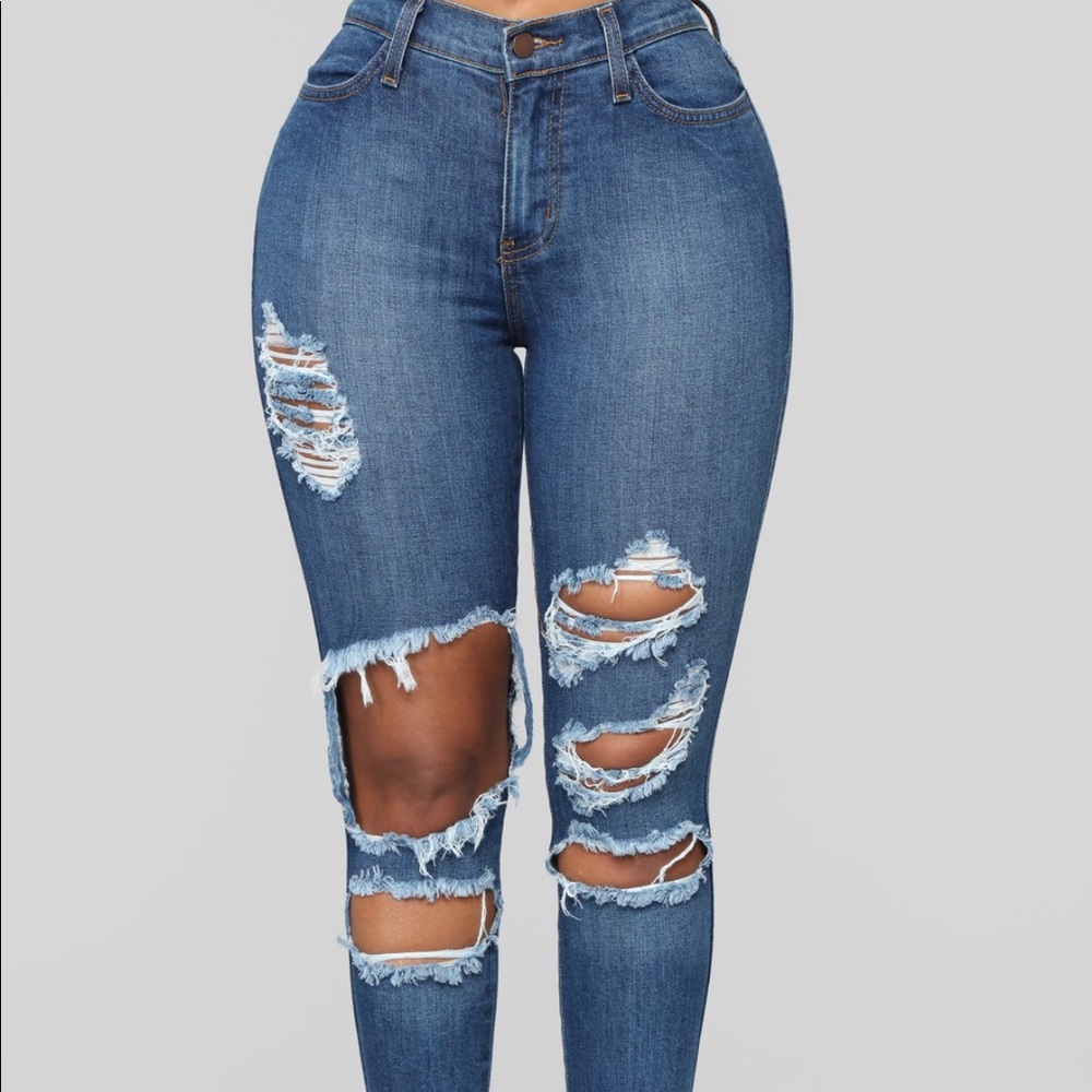 Fashion Nova Beach Bum Jeans